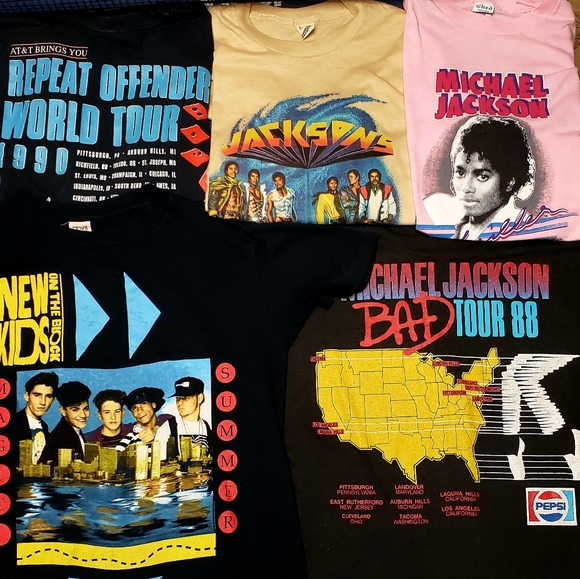 80s 90s Vintage concert shirt tour and band BUYSELL - Picture 2 of 8